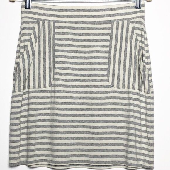 Dakini Striped Cotton Skirt - Picture 1 of 4